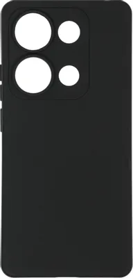 Чехол (клип-кейс) BORASCO Silicone Case, для Xiaomi Redmi Note 14S, черный [74998]