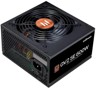 Блок питания Zalman ZM600-GV2SE,  600Вт,  80 PLUS BRONZE,  120мм, черный, retail
