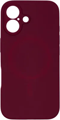 Чехол (клип-кейс) ZIBELINO Hard Case, для Apple iPhone 16, бургунди [zhc-apl-16-ms-cam-brg]