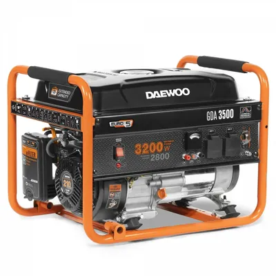 Бензиновый генератор Daewoo Master GDA 3500, 220 В, 3.2кВт
