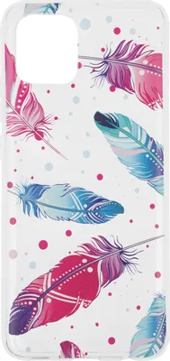 Чехол (клип-кейс) BORASCO ArtWorks, для Samsung Galaxy A03, прозрачный/рисунок [51396]