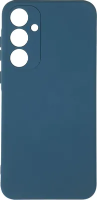 Чехол (клип-кейс) BORASCO Microfiber Case, для Samsung Galaxy A35, синий [72899]