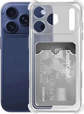 Чехол (клип-кейс) BORASCO Bumper Case, для Apple iPhone 17 Pro, противоударный, прозрачный [75812]