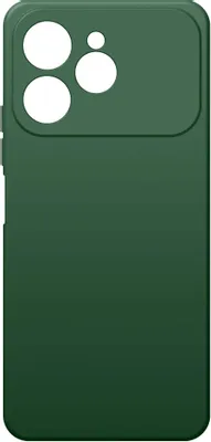 Чехол (клип-кейс) BORASCO Silicone Case, для Tecno Spark 40, зеленый опал [75479]