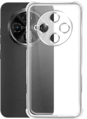 Чехол (клип-кейс) BORASCO Bumper Case, для Tecno Spark 30C, противоударный, прозрачный [73727]
