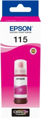 Чернила Epson 115 C13T07D34A, для Epson, 70мл, пурпурный