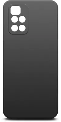 Чехол (клип-кейс) BORASCO Microfiber Case, для Xiaomi Redmi 10, черный [40474]