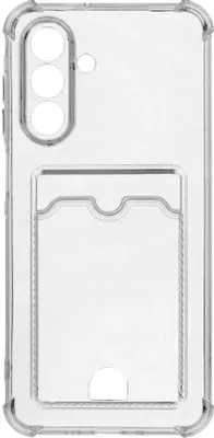 Чехол (клип-кейс) ZIBELINO Silicone Card Holder, для Samsung Galaxy A26, прозрачный [zsch-sam-a266-cam-trn]