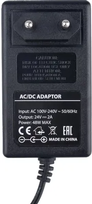 Адаптер питания PREMIER PCBNAC33,  24 В,  2A, 48Вт,  черный