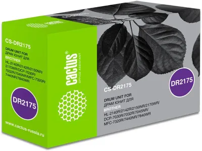 Блок фотобарабана Cactus CS-DR2175 DR-2175 черный ч/б:12000стр. для DCP 7030/ 7032 /7032R