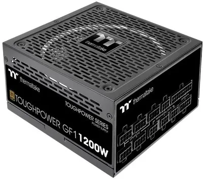 Блок питания Thermaltake Toughpower GF1,  1200Вт,  80 PLUS GOLD,  140мм, черный, retail [ps-tpd-1200fnfage-1]