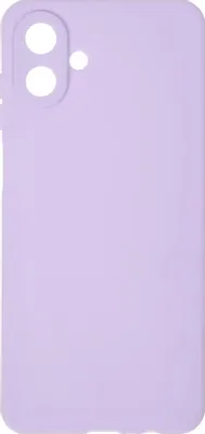 Чехол (клип-кейс) BORASCO Silicone Case, для Samsung Galaxy A07, светло-фиолетовый [75624]