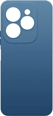 Чехол (клип-кейс) BORASCO Silicone Case, для Infinix Hot 40/40 Pro, синий [72655]