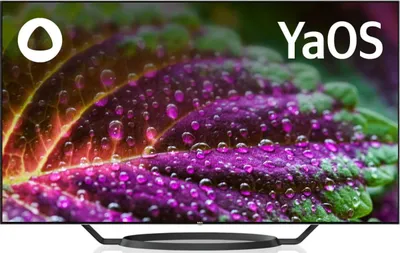 65" Телевизор BBK 65LED-9201/UTS2C OLED, 4K Ultra HD, СМАРТ ТВ, YaOS, черный