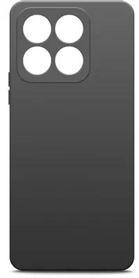 Чехол (клип-кейс) BORASCO Silicone Case, для Honor X8b, черный [72981]