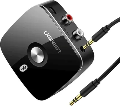 Bluetooth-аудиоадаптер UGREEN CM123 BT 5.3+EDR 3.5mm, 10м, черный [30445]
