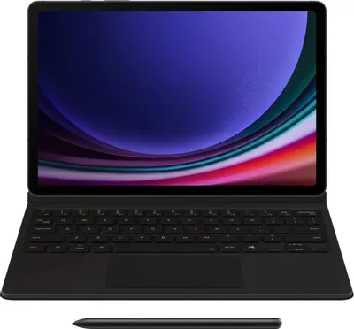 Чехол-клавиатура Samsung Book Cover Keyboard, для  Samsung Galaxy Tab S9/S9 FE/S10 FE/S10 Lite, черный [ef-dx725ubrgru]