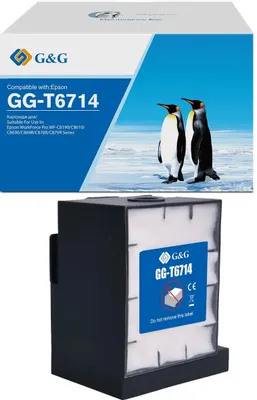 Бункер G&G GG-T6714 (C13T671400 емкость для отработанных чернил) для WorkForce Pro WF-C8190/C8610/C8690/C869R/C878R/C879R Series