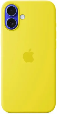 Чехол (клип-кейс) Apple Silicone Case, Star Fruit,  для Apple iPhone 16 Plus, желтый [myyg3zm/a]