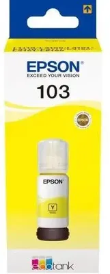 Чернила Epson 103 C13T00S44A, для Epson, 65мл, желтый