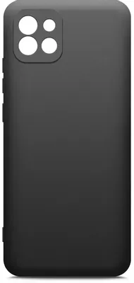Чехол (клип-кейс) BORASCO Microfiber Case, для Samsung Galaxy A03, черный [70094]
