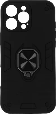 Чехол (клип-кейс) BORASCO Anti-Shok Case, для Apple iPhone 16 Pro Max, противоударный, черный [74531]
