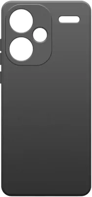 Чехол (клип-кейс) BORASCO Microfiber Case, для Xiaomi Redmi Note 13 Pro +, черный [73100]