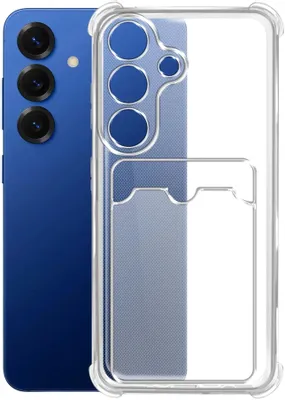 Чехол (клип-кейс) BORASCO Bumper Case, для Samsung Galaxy S25 FE, противоударный, прозрачный [75848]