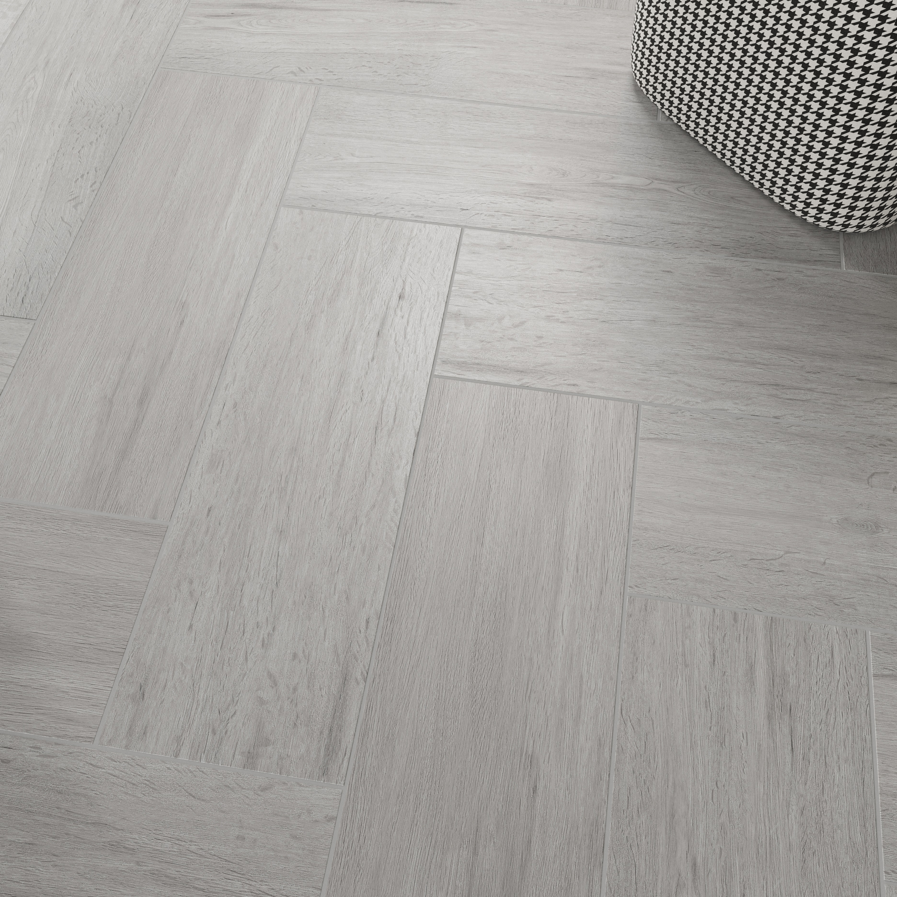 Глазурованный керамогранит Асти Gracia Ceramica 20x60 см 1.2 м² матовый цвет серый