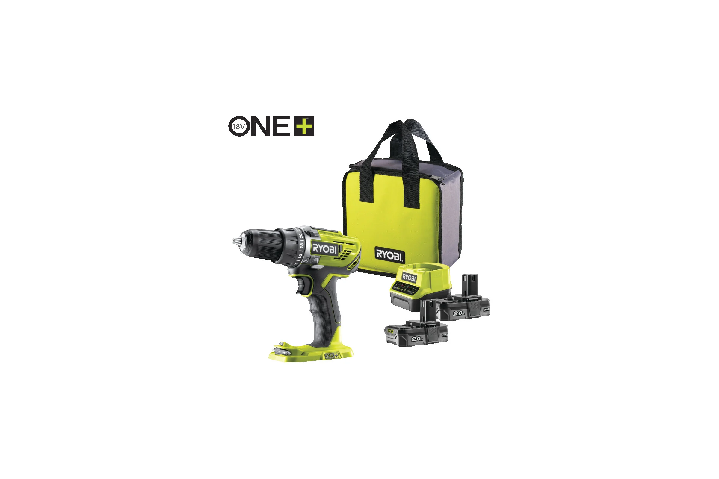 Дрель-шуруповерт Ryobi ONE+ R18DD3-220S 5133003348