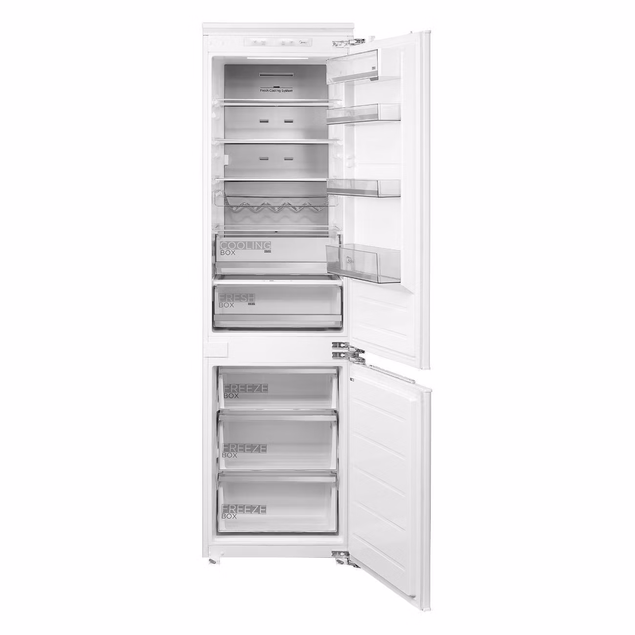Встраиваемый холодильник комби Midea MDRE416FGE01M