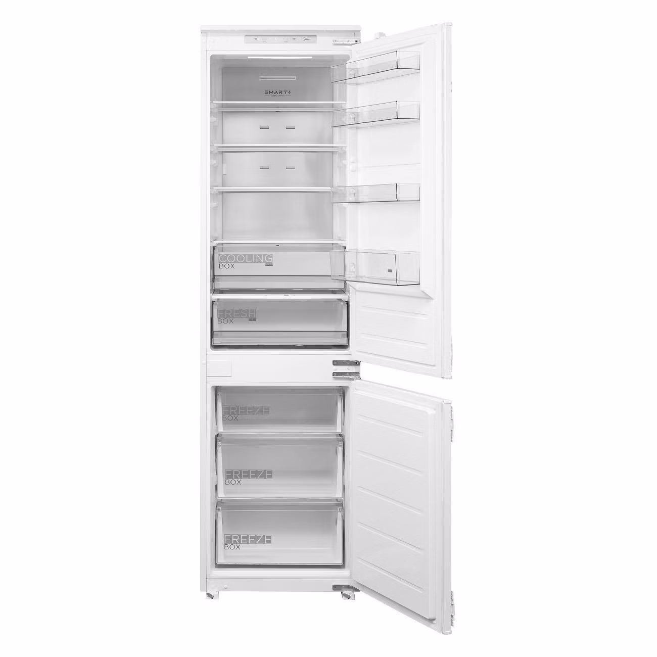 Встраиваемый холодильник комби Midea MDRE415FGE01