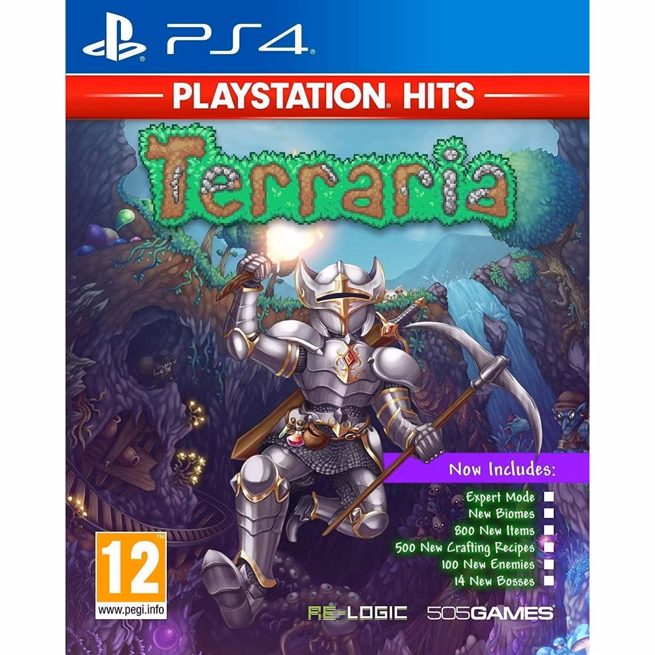 PS4 игра 505 Games Terraria (Хиты PlayStation) (русские субтитры)