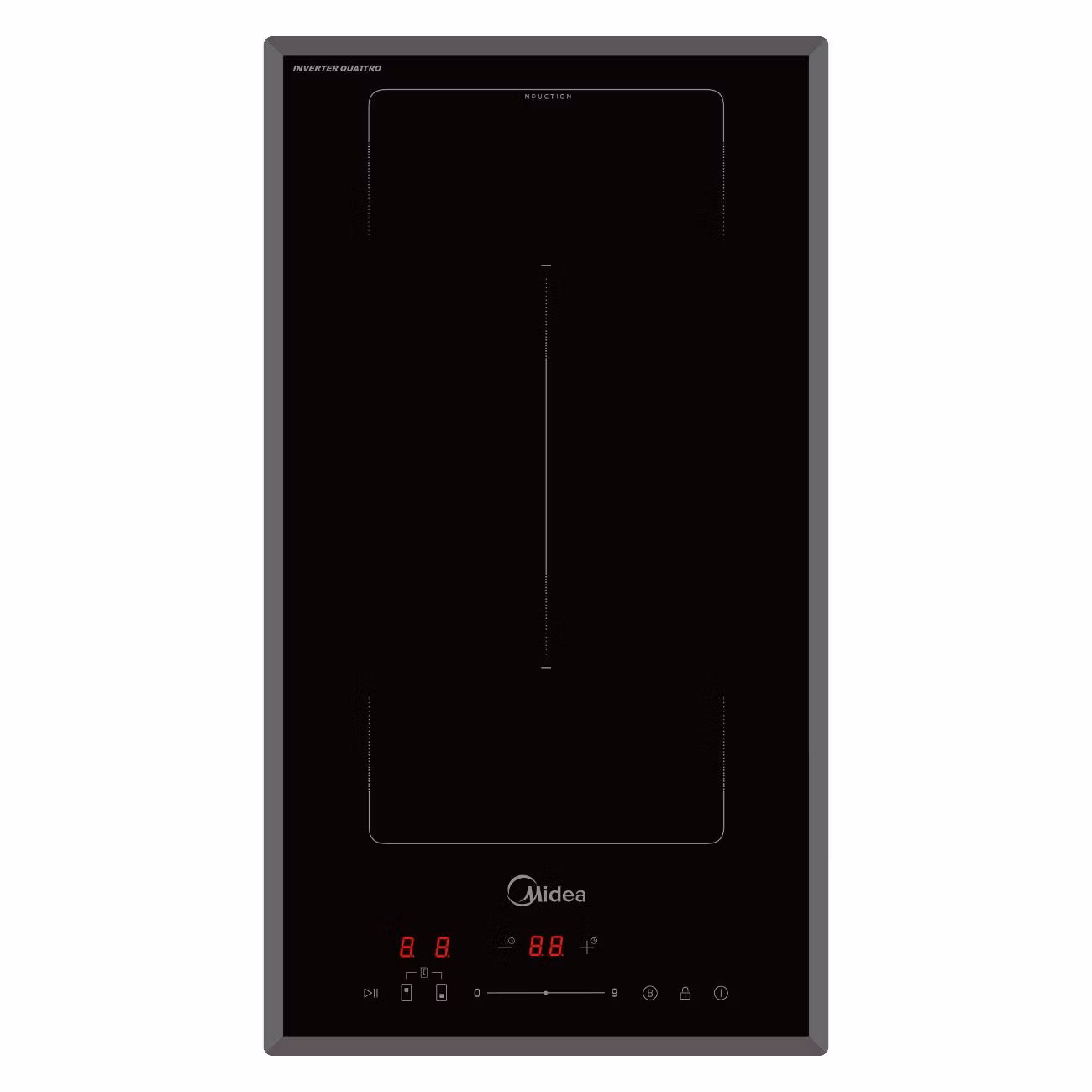 Встраиваемая модульная индукционная панель независимая Midea MIH37701F