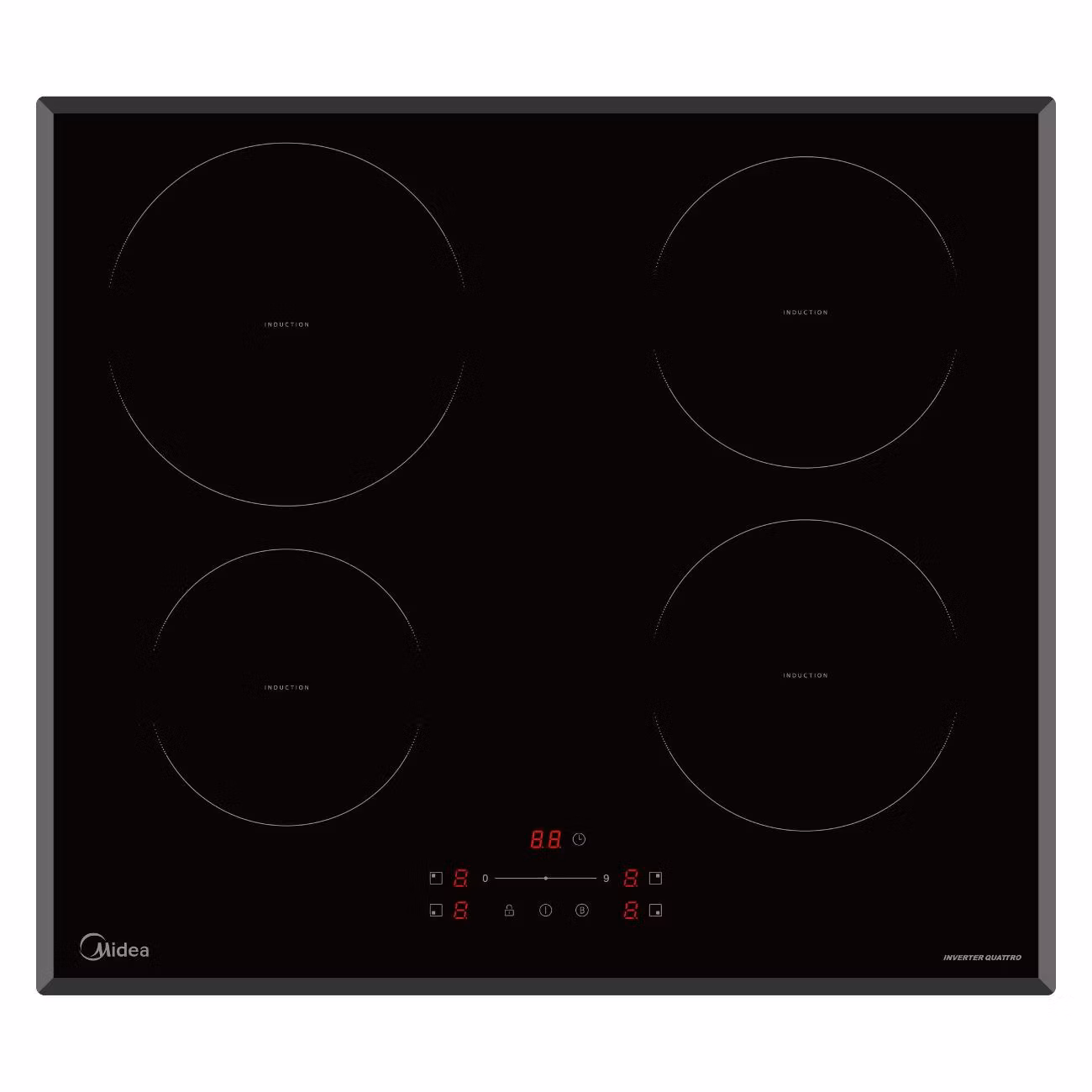 Встраиваемая индукционная панель независимая Midea MIH64701F