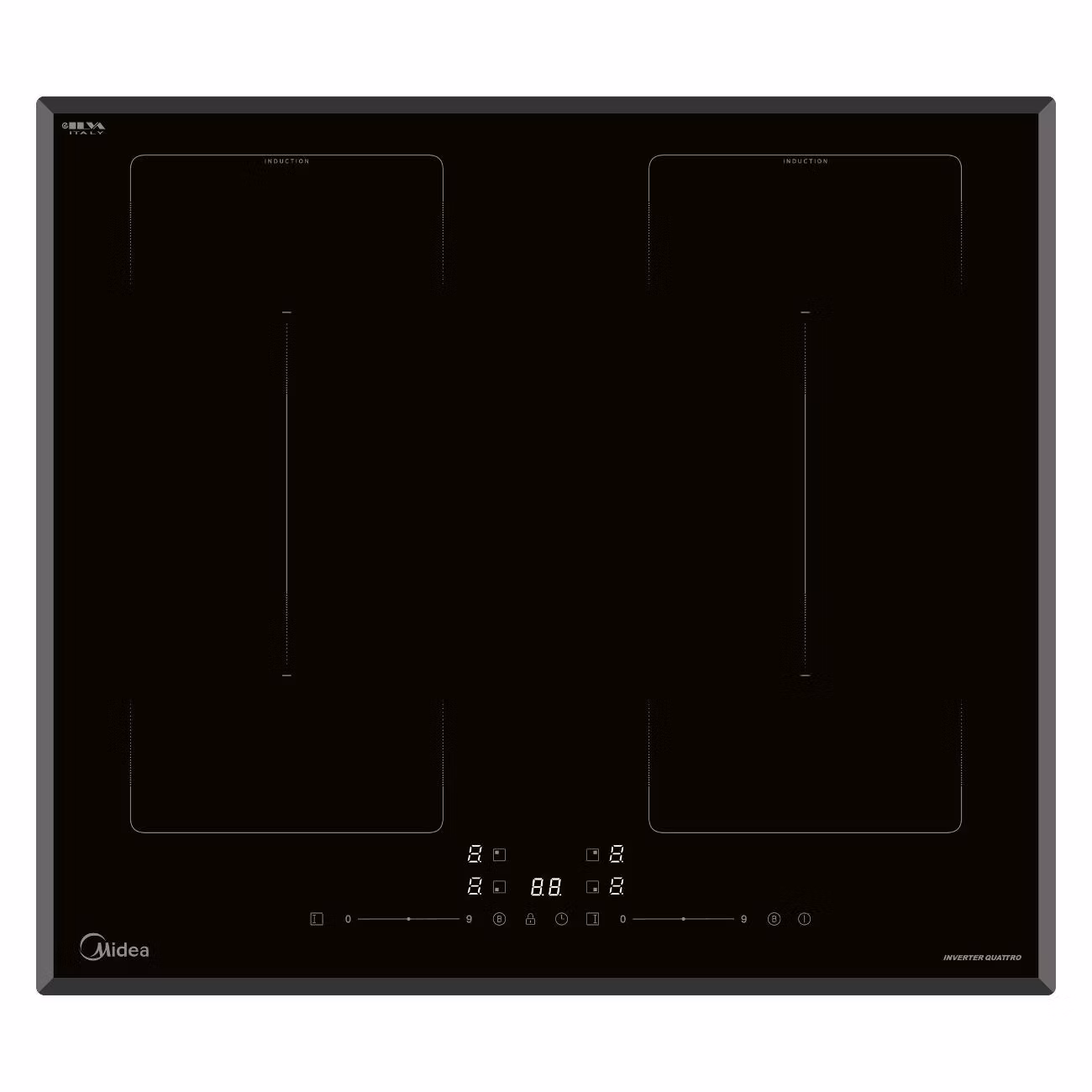 Встраиваемая индукционная панель независимая Midea MIH67781F