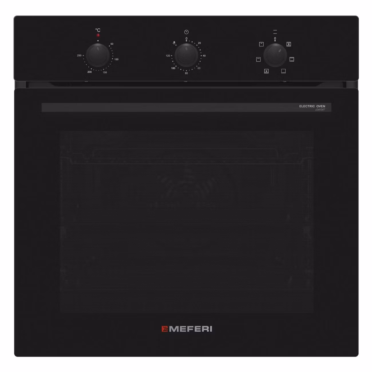Духовой шкаф электрический MEFERI MEO606BK COMFORT черный, 60см