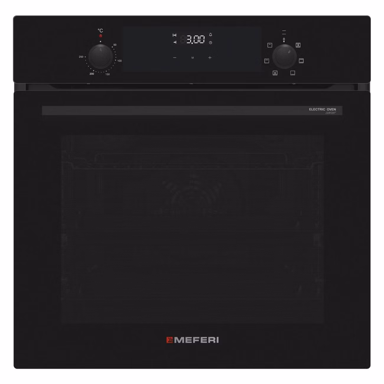Духовой шкаф электрический MEFERI MEO607BK COMFORT черный, 60см