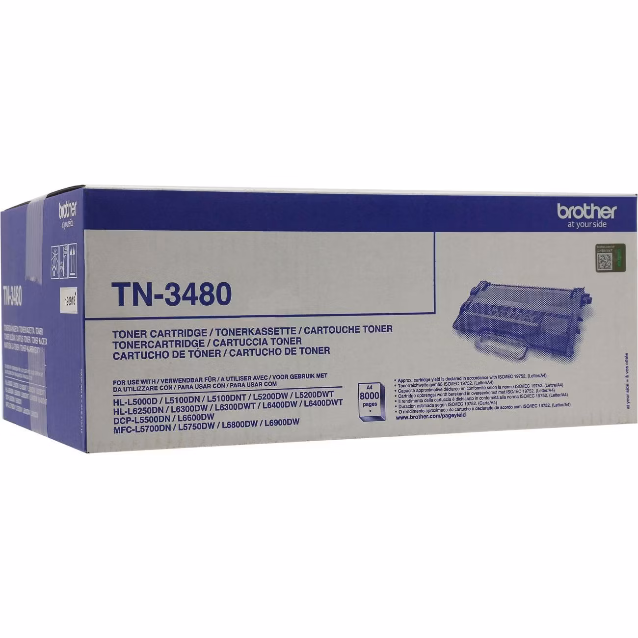 Картридж для лазерного принтера Brother TN-3480