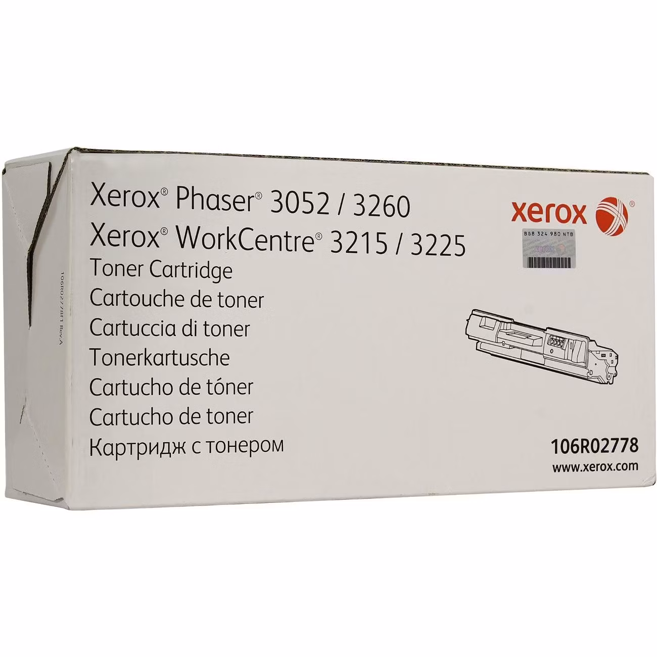 Картридж для лазерного принтера Xerox 106R02778