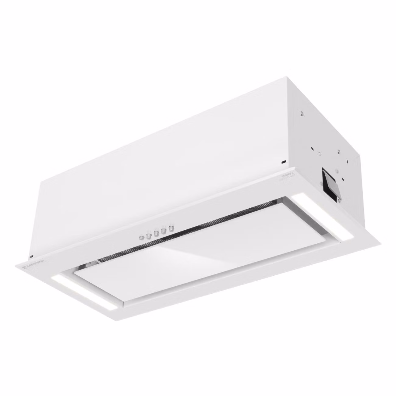 Вытяжка встраиваемая MEFERI SMARTBOX60WH GLASS POWER 60см