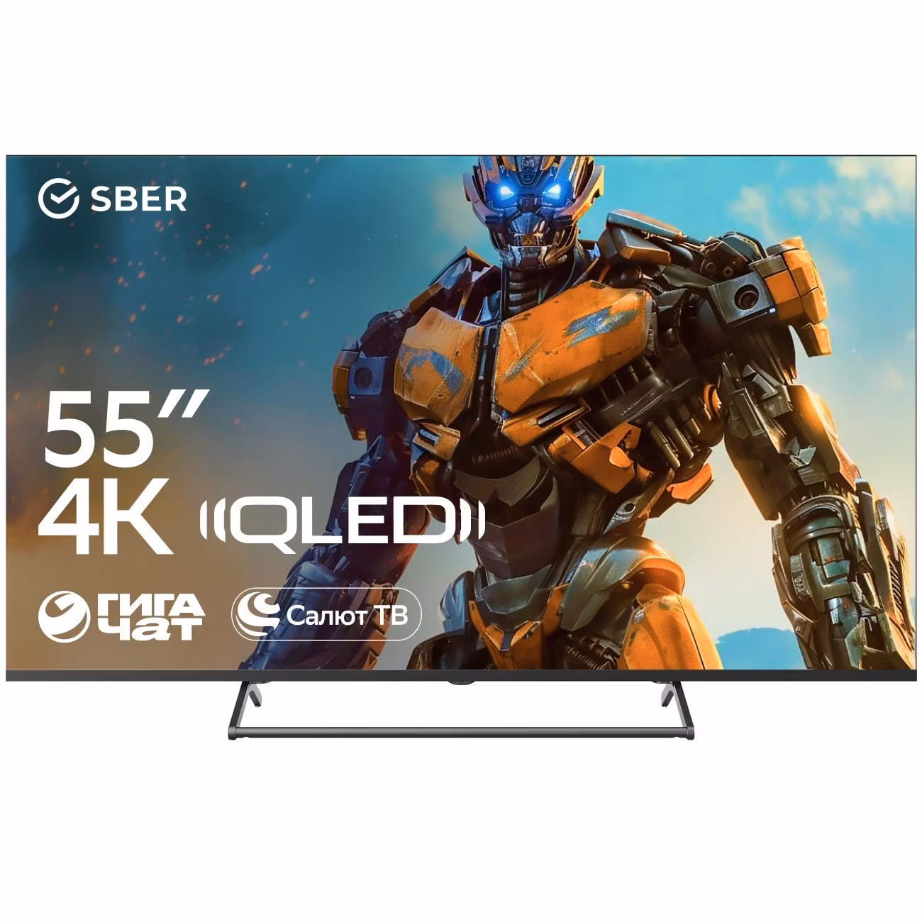 Умный телевизор Sber SDX-55UQ5231 с GigaChat на ОС Салют ТВ