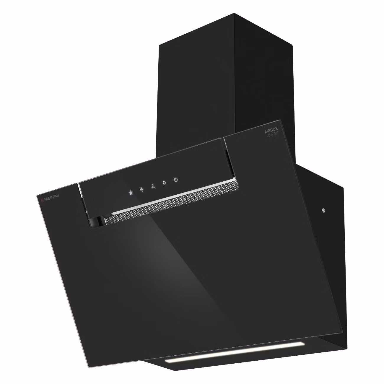 Вытяжка кухонная MEFERI AIRBOX60BK COMFORT 60см наклонная, черная