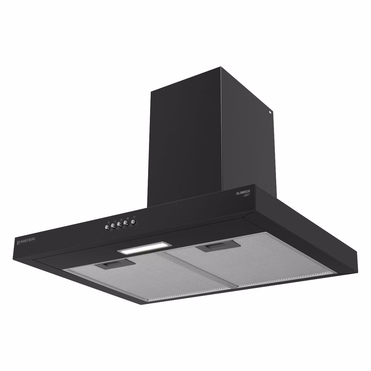 Вытяжка купольная MEFERI SLIMBOX60BK LIGHT на 60см , черная