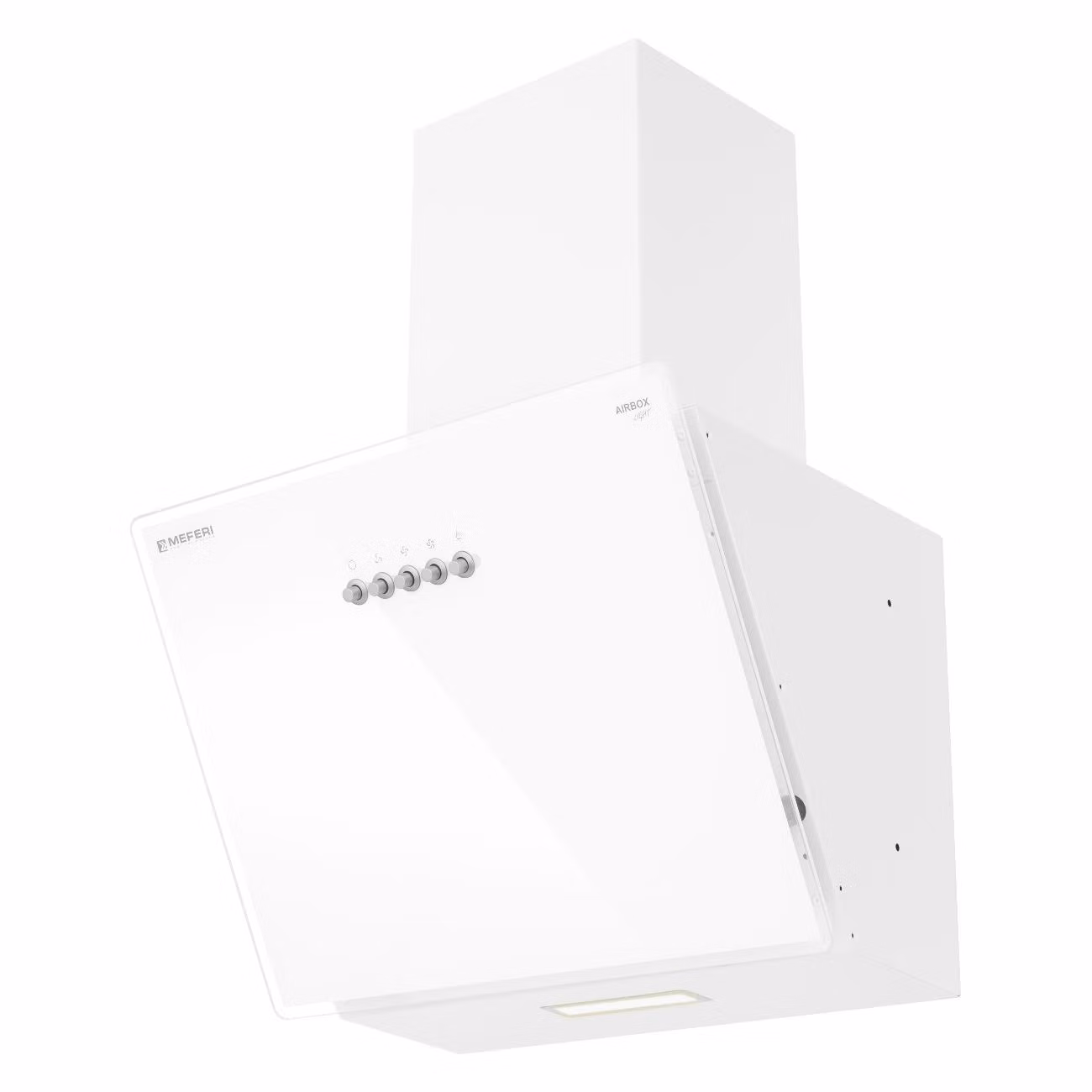 Вытяжка кухонная MEFERI AIRBOX45WH LIGHT на 45см наклонная, белая