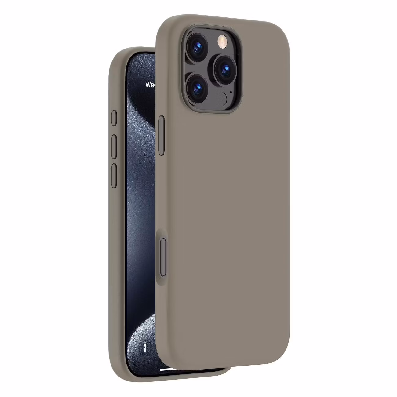Чехол Deppa Liquid Silicone Magsafe для iPhone 16 Pro серый
