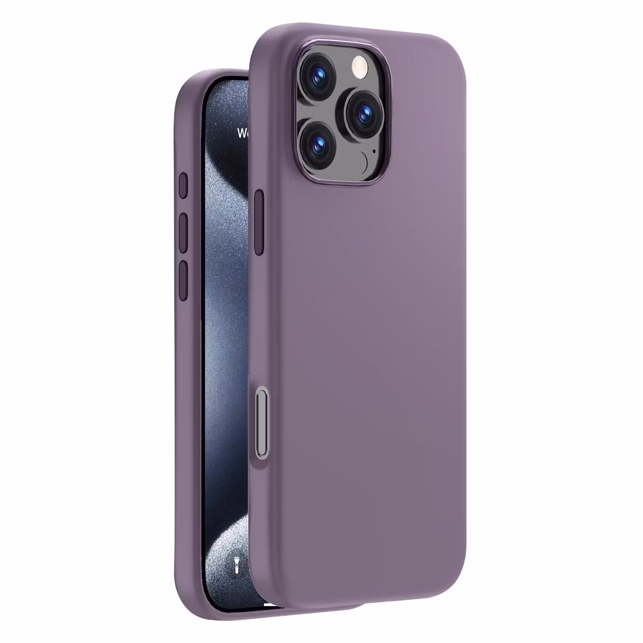 Чехол Deppa для iPhone 16 Pro Max темно-фиолетовый