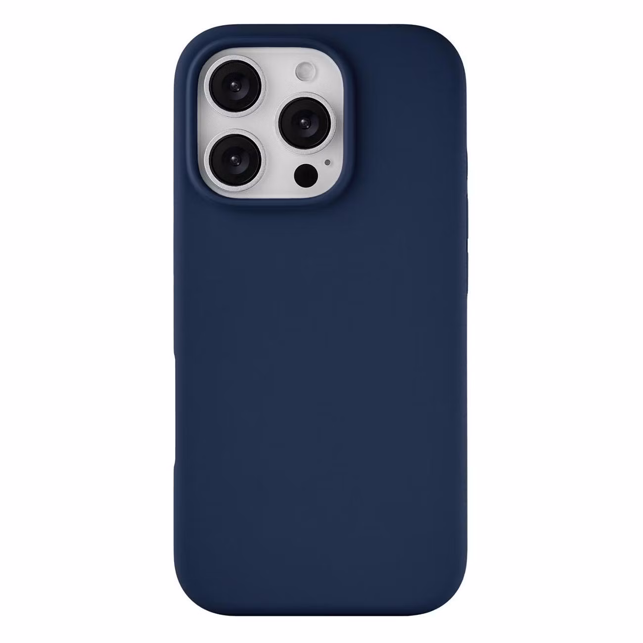 Чехол для смартфона, телефона uBear для iPhone 16 Pro, софт-тач, темно-синий