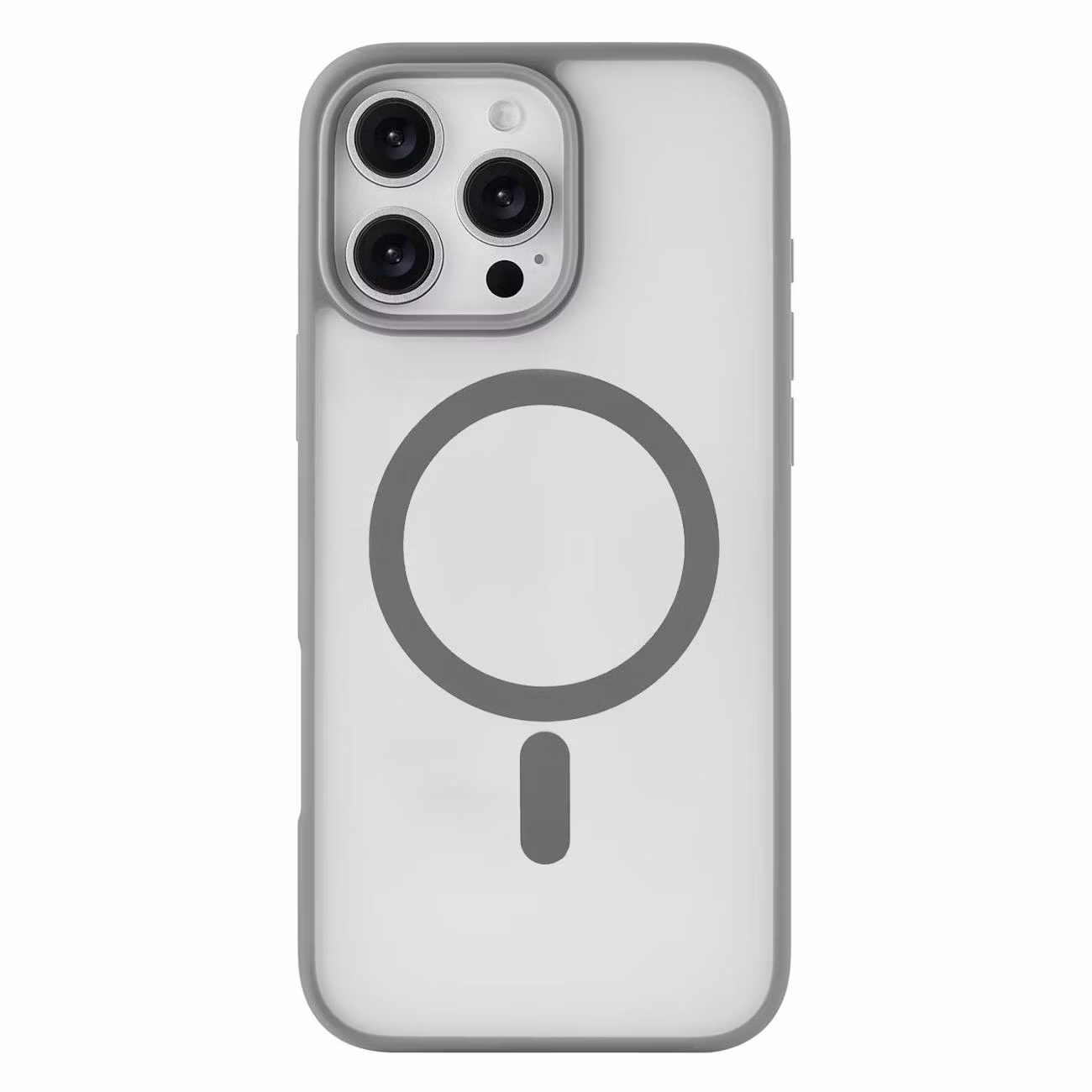 Чехол для смартфона, телефона uBear для iPhone 16 Pro Max, силк-тач, серый