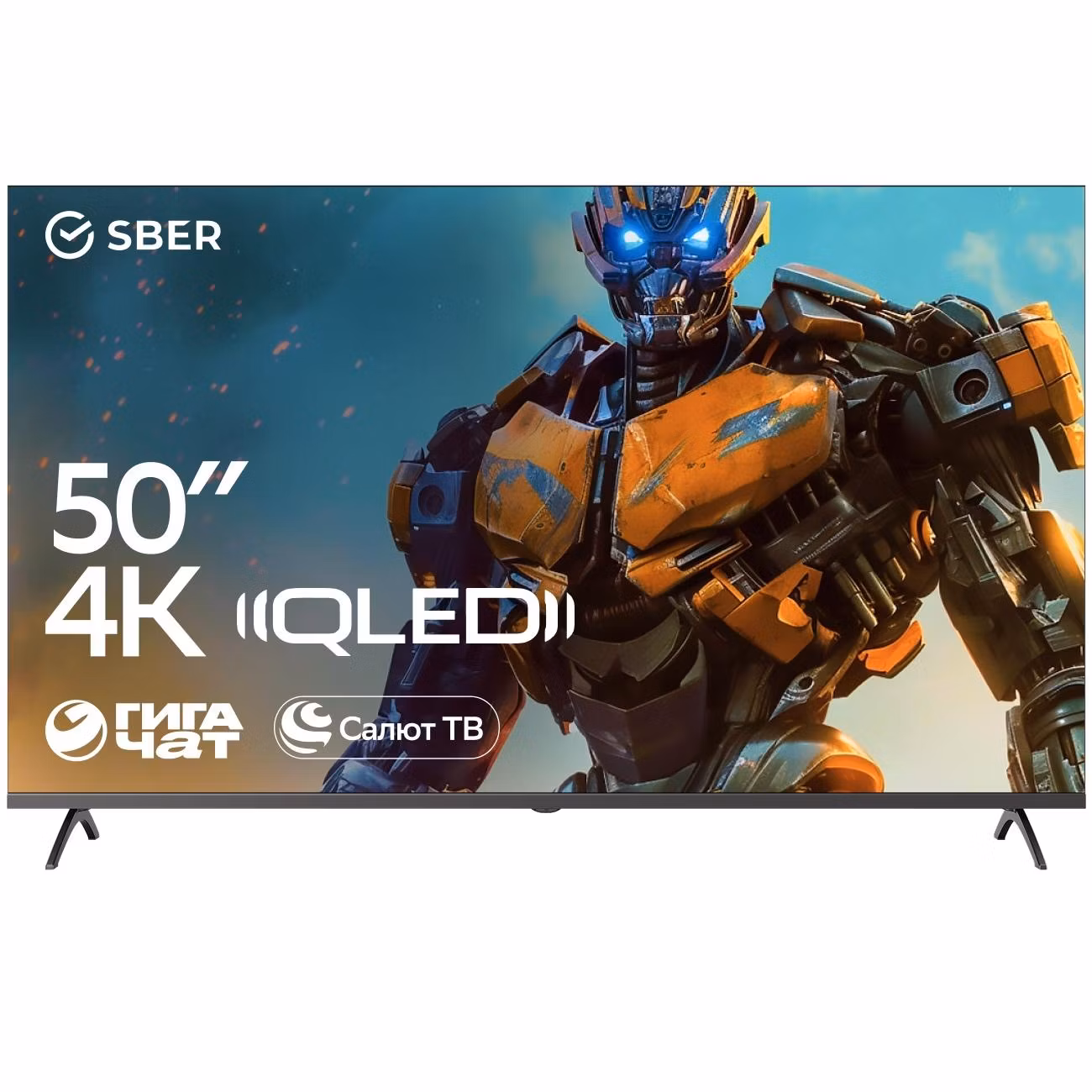 Умный телевизор Sber SDX-50UQ5235 с GigaChat на ОС Салют ТВ